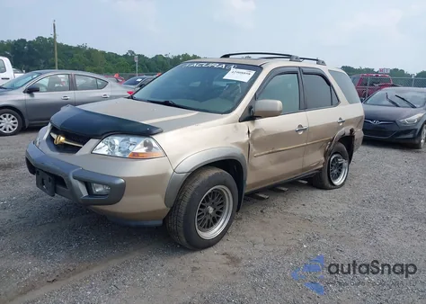 2002 Acura Mdx z USA, uszkodzony, nr VIN 2HNYD18612H516995